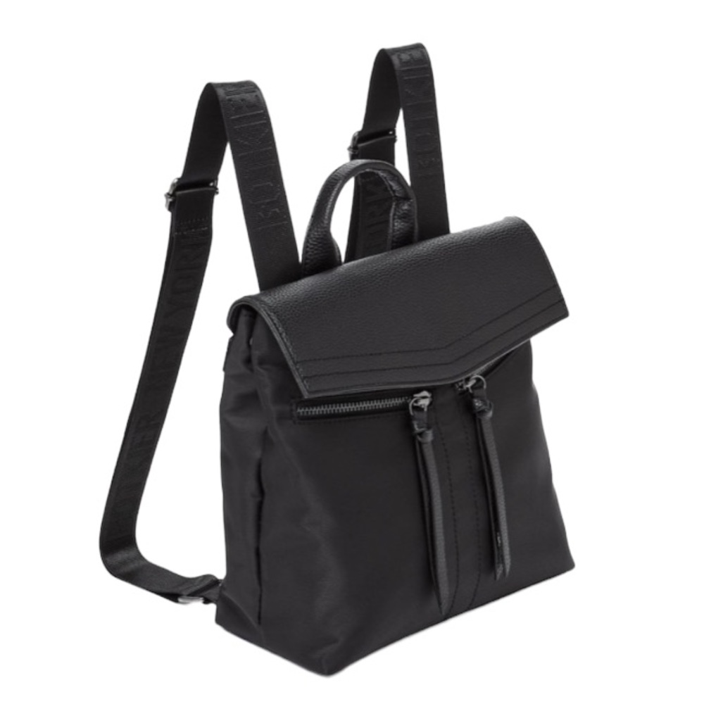 BNWT Botkier Mini Trigger Backpack in Black. Vegan Leather Mini Backpack.